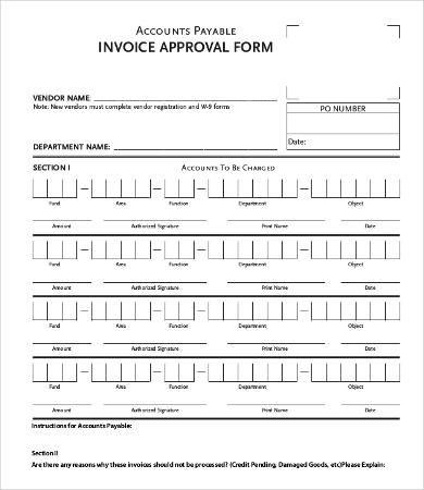 form invoice approval Form 9 PDF Free  Download   Free Invoice  Word, Documents