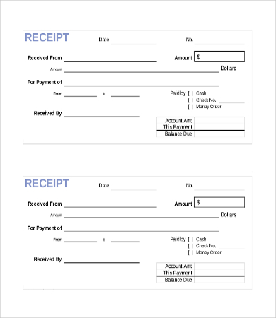 paid receipt template 22 free excel pdf format download free