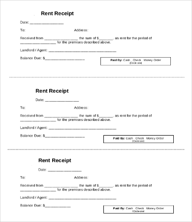 Paid Receipt Template - 22+ Free Excel, PDF Format Download