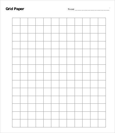 Printable Grid Paper Template - 12+ Free Word, PDF Documents Download