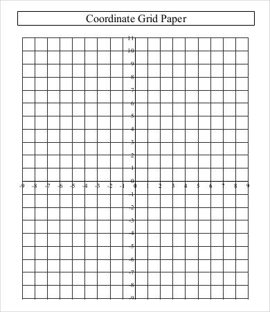 printable coordinate grid paper