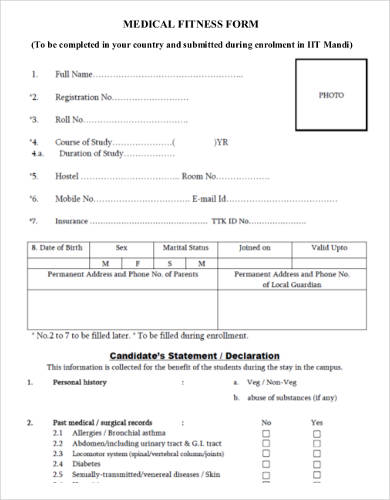 13+ Sample Free Medical Forms in Word | Google Docs | PDF