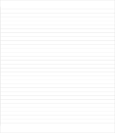 blank college ruled paper template