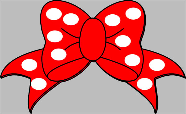 minnie mouse bow silhouette