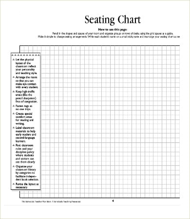 scholastic teacher seating chart template