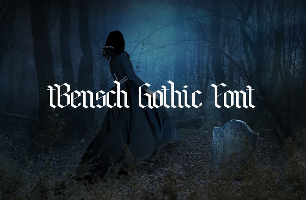 scary gothic font
