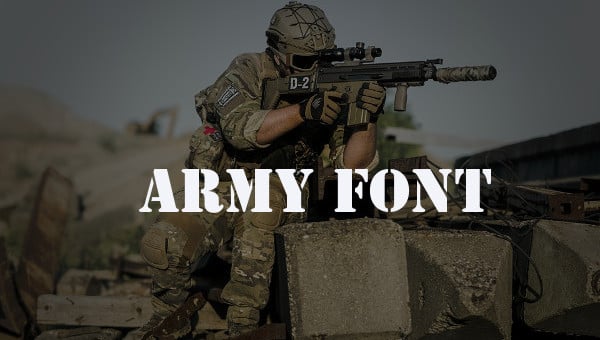 military font adobe font kit