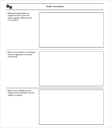 11+ Sample Needs Assessment Templates in Word | Google Docs | Apple ...