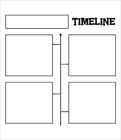 blank daily timeline template