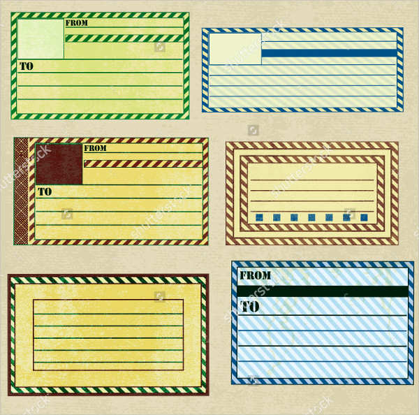 printable blank address label