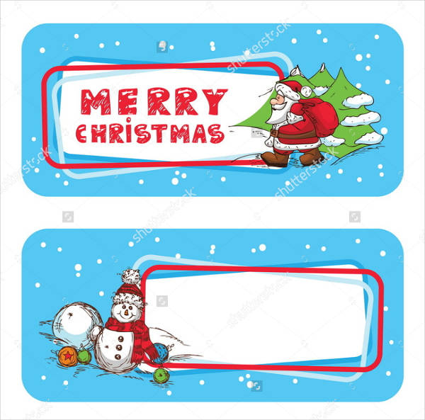 printable christmas address label