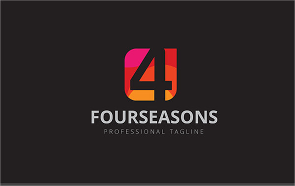 Number logo Template