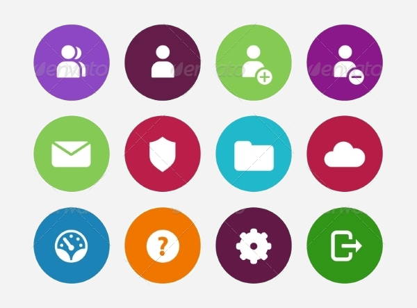 user account icons