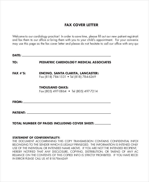 Fax Template 8+ Free PDF Documents Download