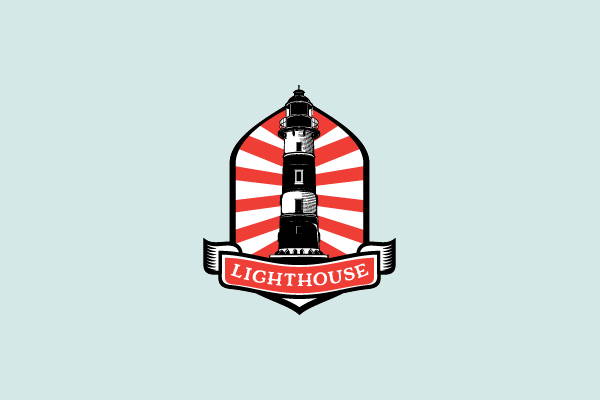 classic light house logo