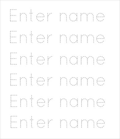 free traceable name templates