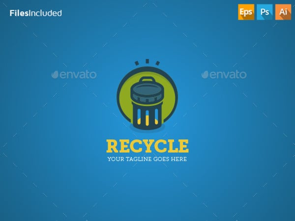 trash recycling logo