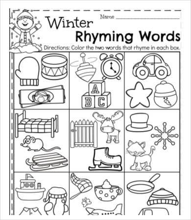 Printable Preschool Worksheet - 16+ Word, PDF Document Download