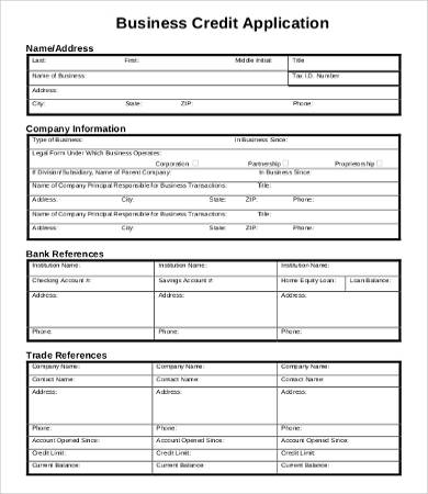 application for business