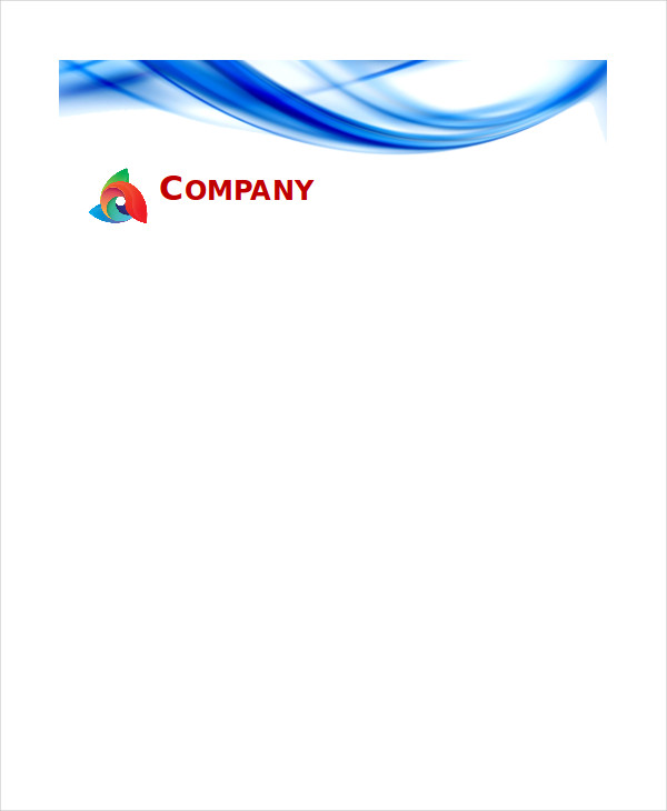 free blank letterhead template