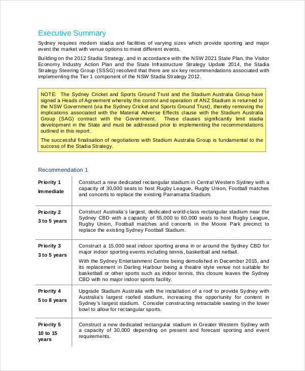 Strategy Report Template - 10+ Free PDF Documents Download