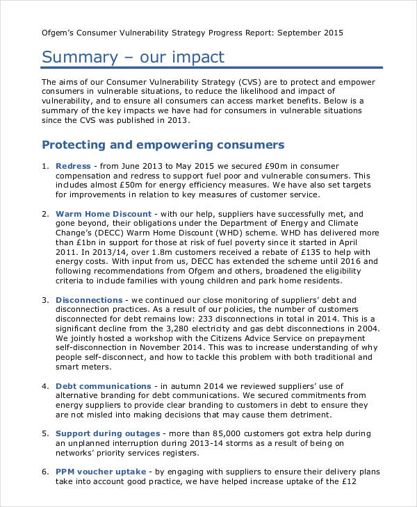 Reporting Strategy Template