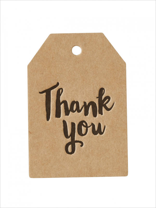 free printable thank you gift tag