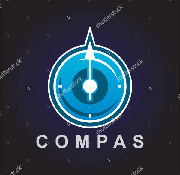 nautical compass logo template
