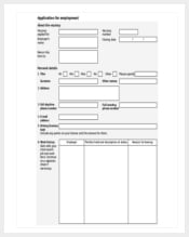 job application template free download