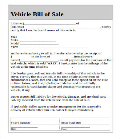 car-bill-of-sale-template