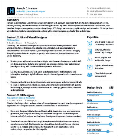 Ux Designer Resume - 11+ Word, PDF Documents Download