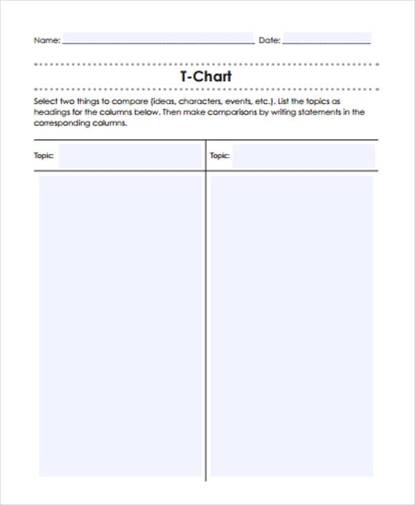 TChart Templates 6+ Free Word, Excel, PDF Format Download