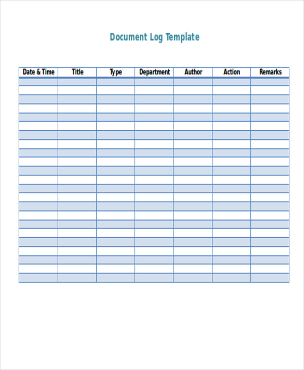 customer contact log template