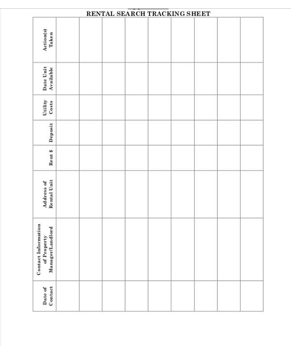 Keeping Track Of Payments Template from images.template.net