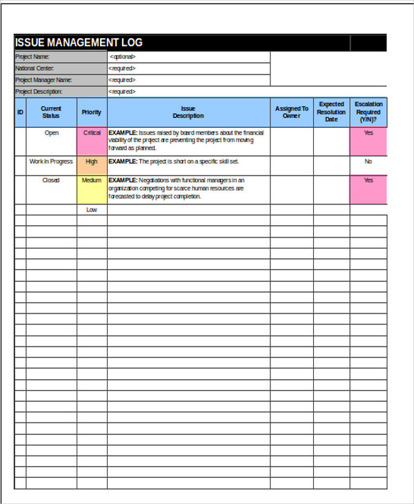 customer follow up log template