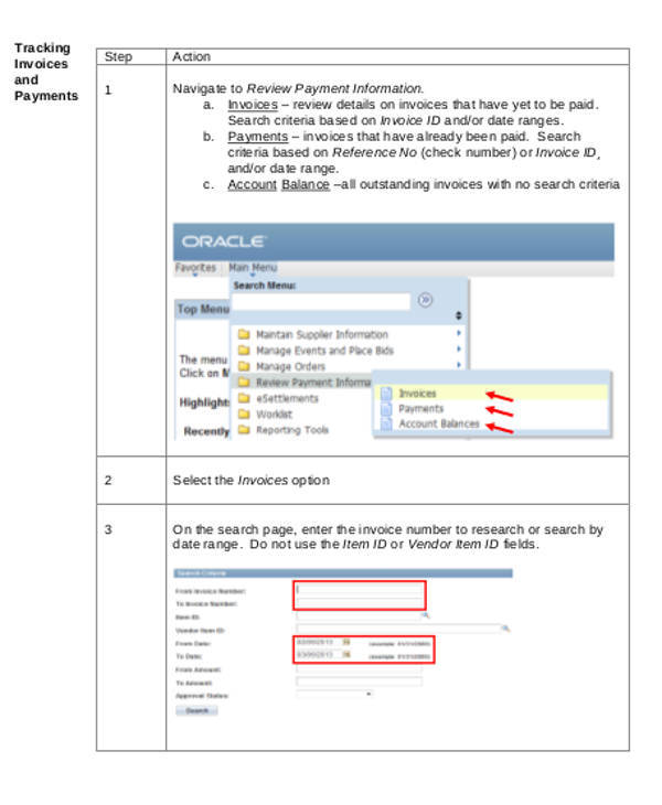 invoice payment tracking template