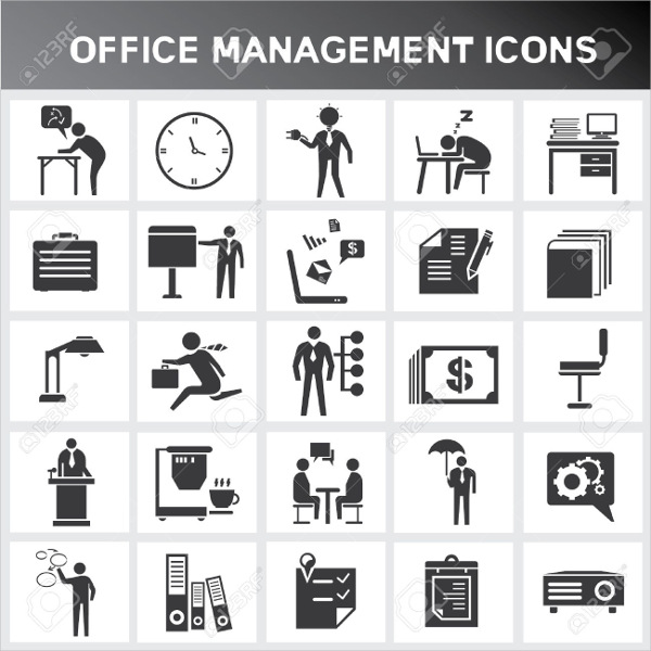 office management icons