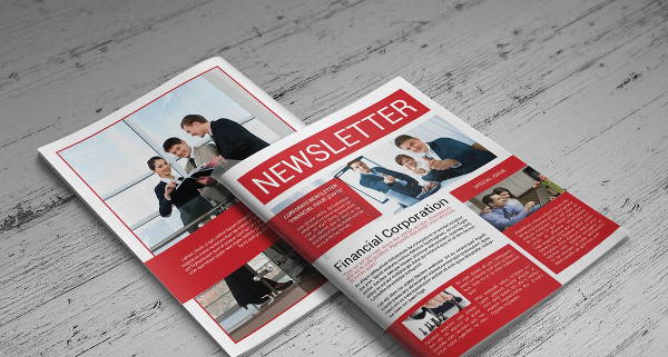 corporate monthly newsletter template