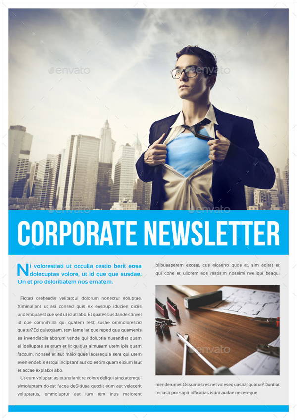 8+ Corporate Newsletter Templates Printable PSD, AI, Indesign Format
