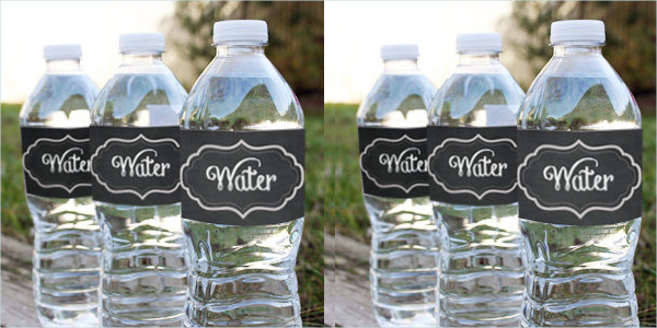 15+ Printable Water Bottle Labels