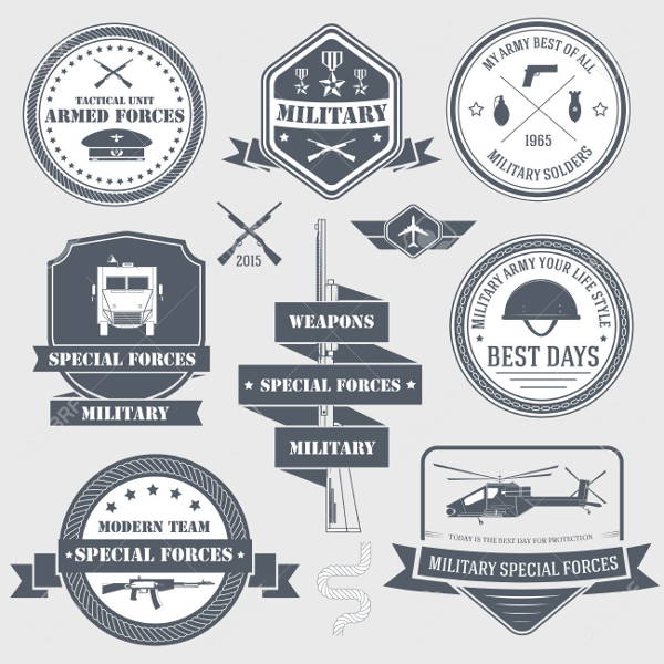 military shipping label template