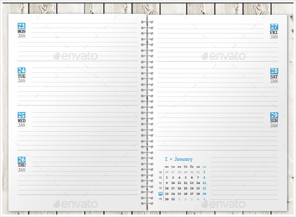 Week Calendar Template - 6+ Free Sample, Example, Format