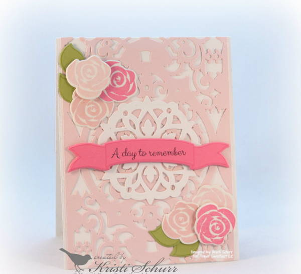 floral wedding gift card design