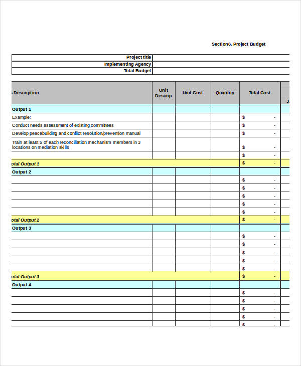 google drive excel budget template