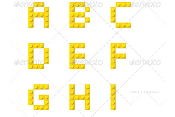 pixel block font