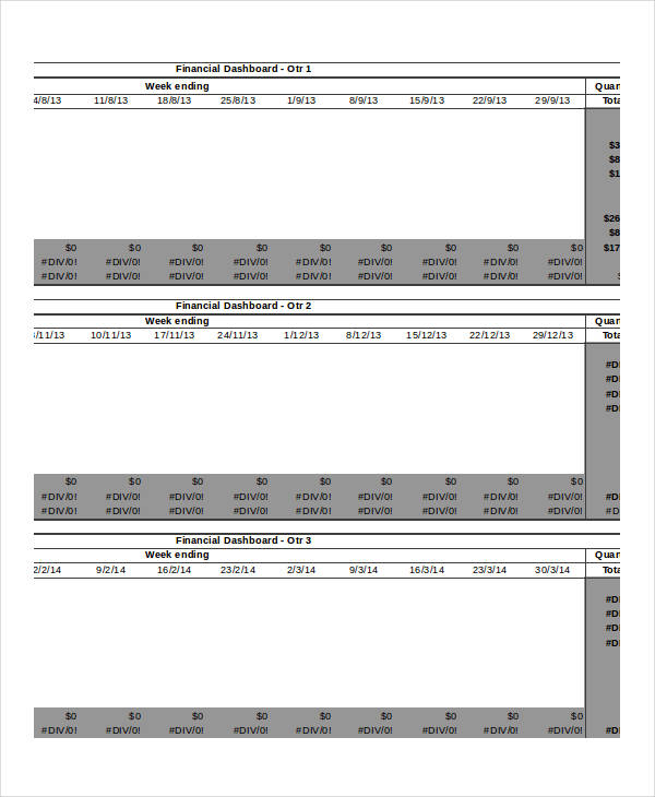 excel financial dashboard template1