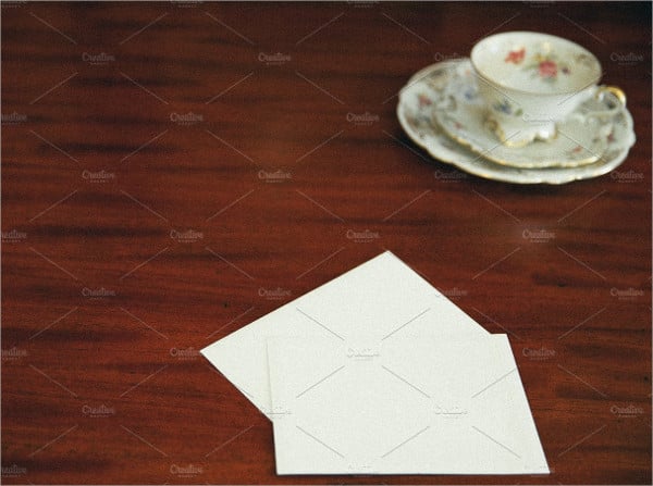 blank stationery note card template