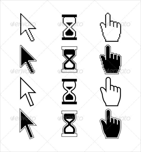 mouse cursor icons