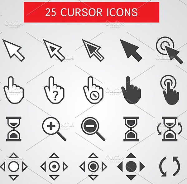 vector mouse icons
