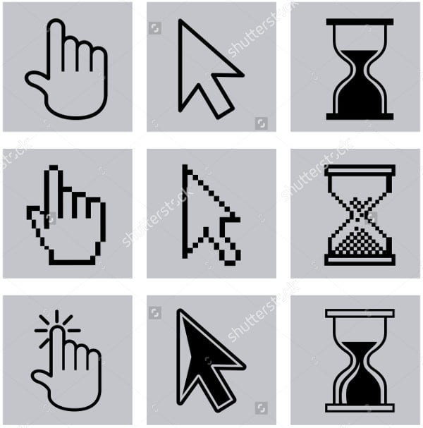 mouse pointer icons
